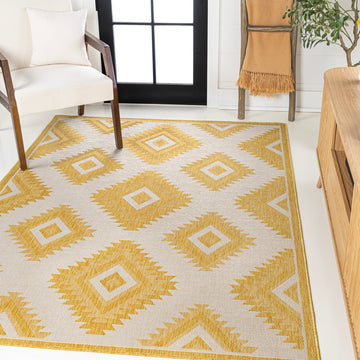 Lior Geometric Moroccan Diamond Area Rug